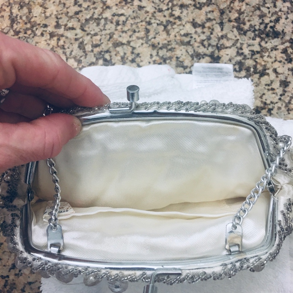 Beautiful hand-beaded clutch